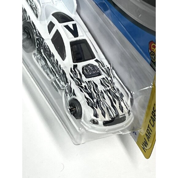 Hot Wheels Mustang Funny Car Art Cars 5/10 2021 Black White 1:64 - Picture 6 of 7
